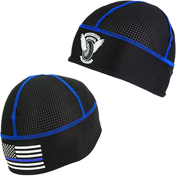 New Seer Cool Cap,S-7001,Thin Blue Line ultra-wicking skull cap,comfortable helmet liner