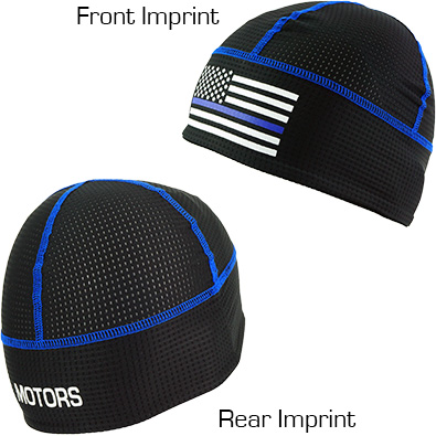 New Seer Cool Cap,S-7001,Thin Blue Line ultra-wicking skull cap,comfortable helmet liner