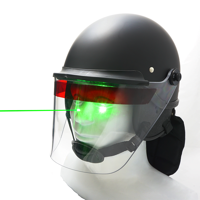 Laser beam protection for police officers