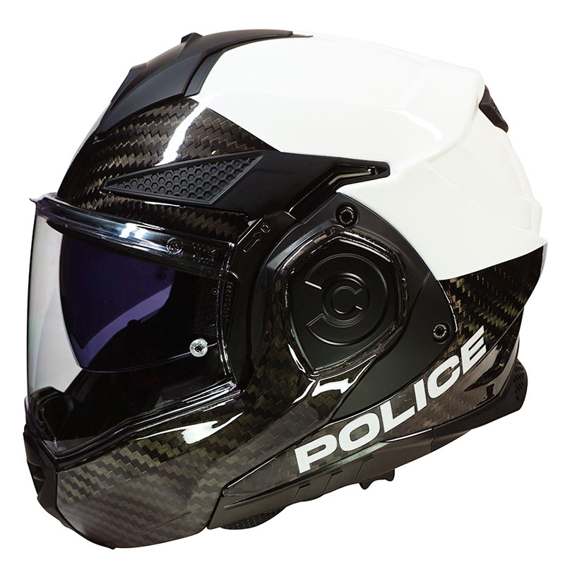 LS2 modular police helmet options from Super Seer