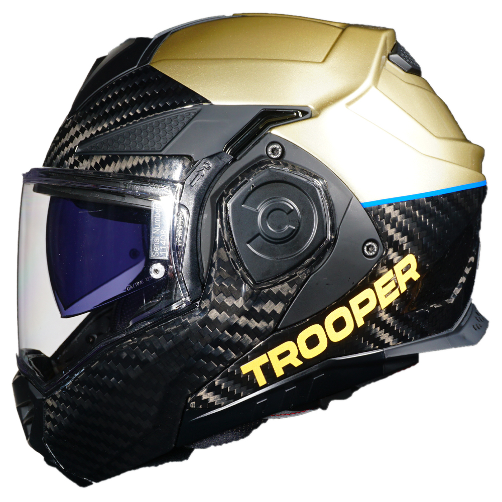 LS2 Advant X CHP Gold and Carbon Fiber