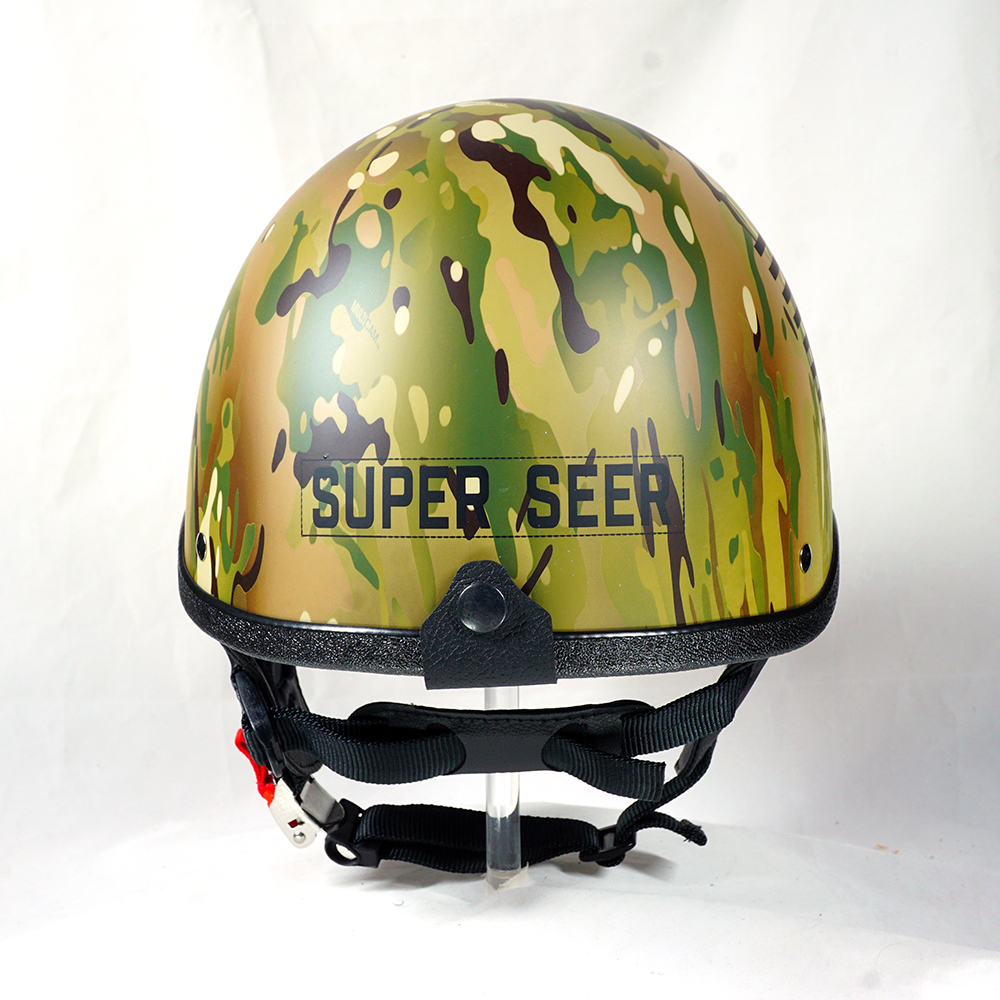 Super Seer - Unit 67 Nameplate - Camo Motorcycle Helmet