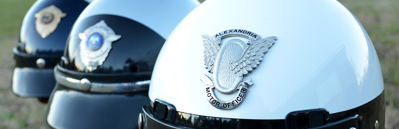 Police Motorcycle Winged Wheel Helmet Badges