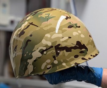 Hydro dipped Super Seer UNIT 67 motorcycle helmet