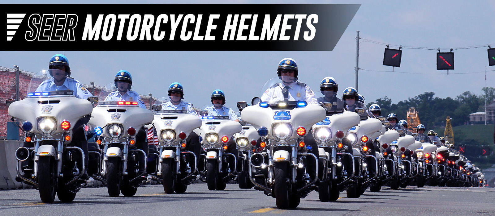 Super Seer Police Motorcycle Helmets