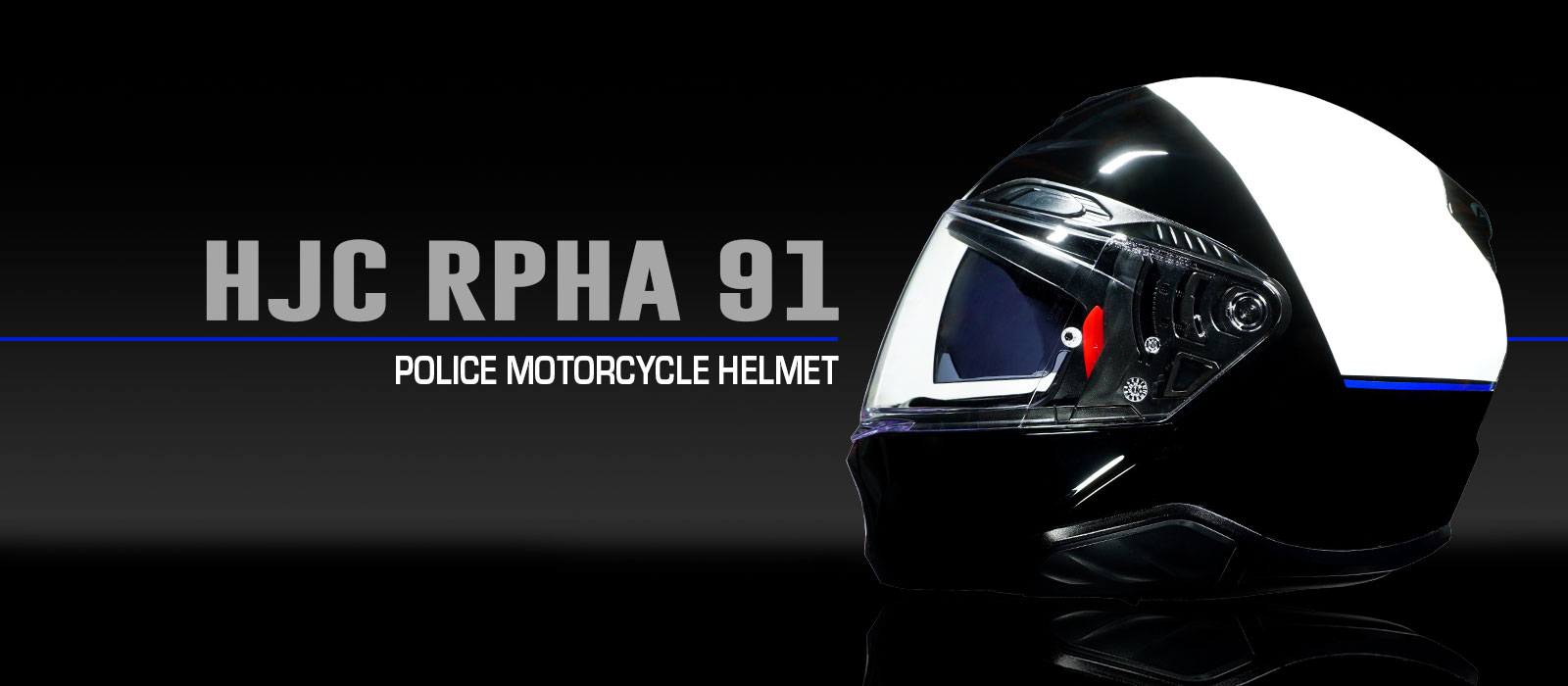 HJC RPHA 90 Modular Police Motorcycle Helmet