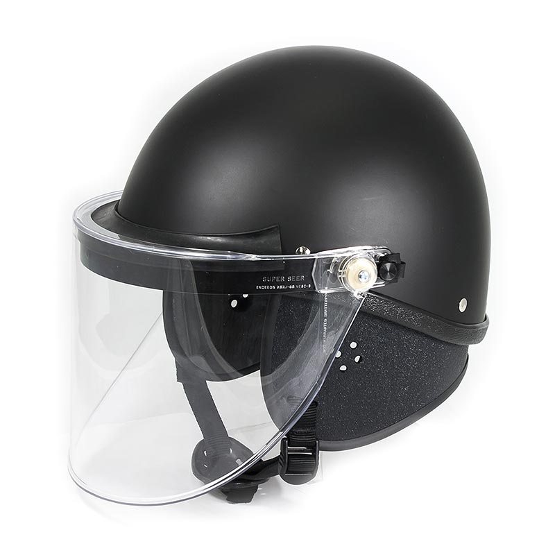 Super Seer S1613 Upgraded Riot Helmet, Solid Black