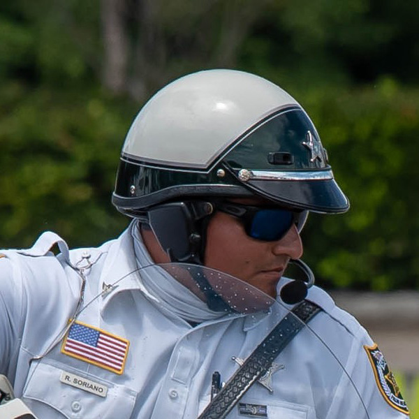 Seer White and Carbon Fiber Motorcycle Helmet