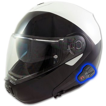 Nolan N100-5 Police Motorcycle Helmet with Setcom Helmet Communications Kit and NCOM Bluetooth Headset