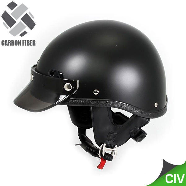 Seer S2102 Solid Color Carbon Fiber Motorcycle Helmet