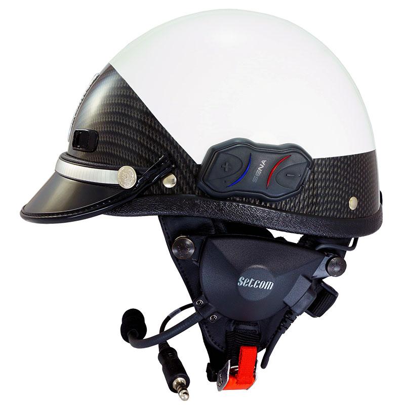 Setcom Snap-on Motorcycle Communication Half Helmet Kit